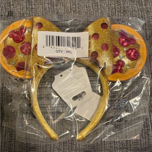 NWT. Disney Minnie Mouse Pizza Ear Headband for Adults – Disney Eats ears - Picture 4 of 6